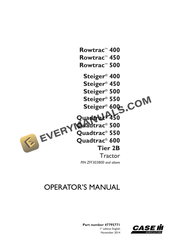 case rowtrac 400 450 500 steiger 400 450 500 550 600 quadtrac 450 500 550 600 tier 2b tractor operator manual 47795771 1