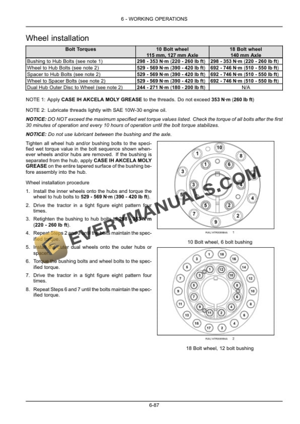 Case Rowtrac 400, 450, 500, Steiger 400, 450, 500, 550, 600, Quadtrac 450, 500, 550, 600 Tier 2B Tractor Operator Manual 47795771-4