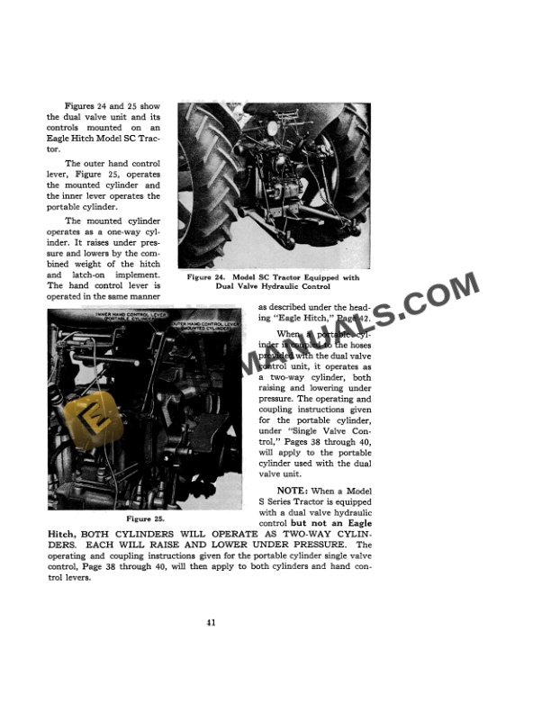 Case S Series Tractor Operator Instruction Book 5651-3