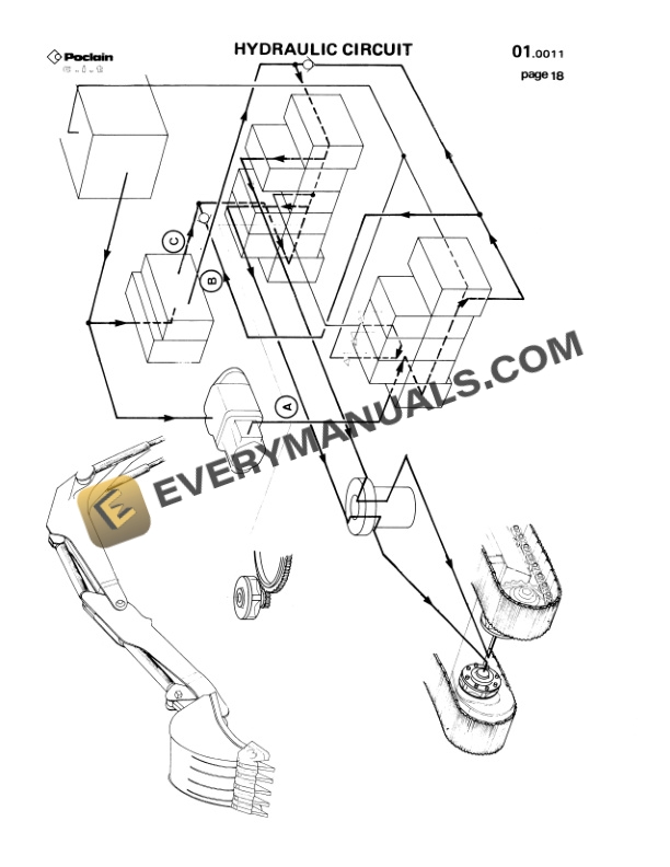 Case SC150 Poclain Product Service Manual 8-38320-3