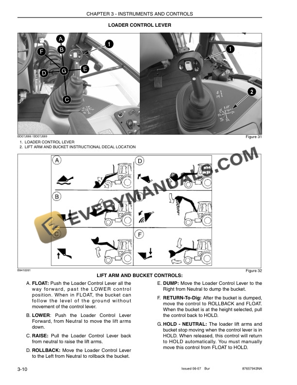 Case Series 3 Backhoe Loader Operator Manual 87657943 NA PDF 4 Case Series 3 Backhoe Loader Operator Manual 87657943 NA PDF - Image 2