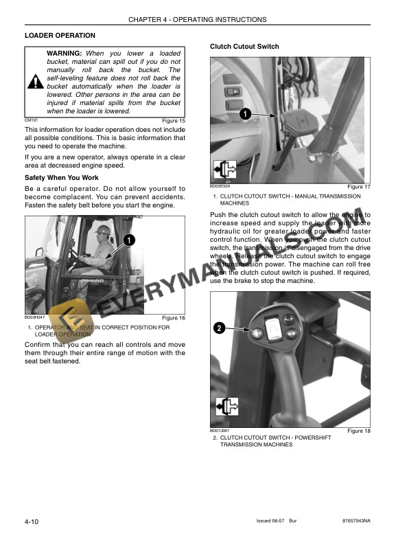 Case Series 3 Backhoe Loader Operator Manual 87657943 NA PDF 5 Case Series 3 Backhoe Loader Operator Manual 87657943 NA PDF - Image 3