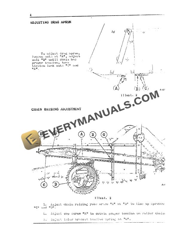 Case Setting Up Instructions Parts List McCormick No 200 Tractor Manure Spreader Owner Manual 1005571R8-2