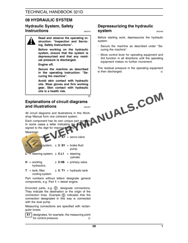 Case Small Wheel Loader 321D Service Manual 7-29290-4