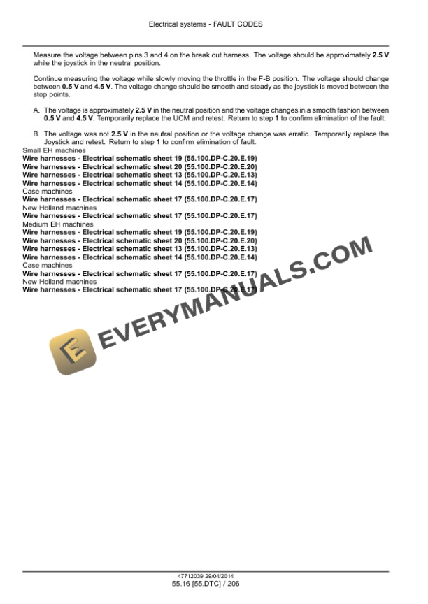 Case SR130, SR160 Tier 4B (Final) Alpha Series Skid Steer Loader Service Manual 47712627-4