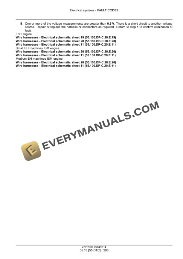 Case SR130, SR160 Tier 4B (Final) Alpha Series Skid Steer Loader Service Manual 47712627-5