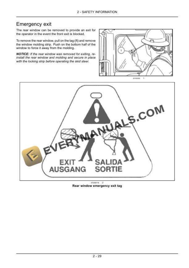 Case SR130, SR200, SR150, SR220, SR175, SR250, SV185, SV250, SV300 Alpha Series Skid Steer Loader Operator Manual 84571609-2