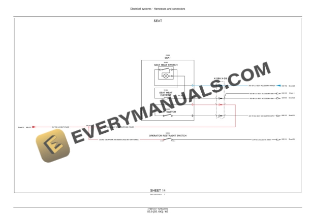 Case SR175, SV185 Tier 4B (Final) Alpha Series Skid Steer Loader Service Manual 47881863-3