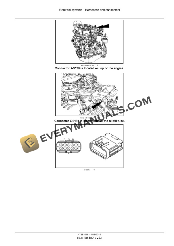 Case SR210, SR240, SV280 Tier 4B (Final) Alpha Series Skid Steer Loader Service Manual 47888403-2