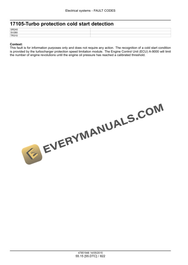 Case SR210, SR240, SV280 Tier 4B (Final) Alpha Series Skid Steer Loader Service Manual 47888406 PDF 6 Case SR210, SR240, SV280 Tier 4B (Final) Alpha Series Skid Steer Loader Service Manual 47888406-4