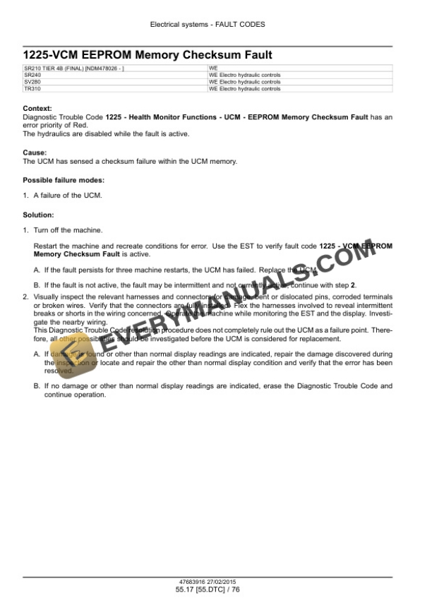 Case SR210, SR240, SV280 Tier 4B (Final) and Stage IV Alpha Series Skid Steer Loader Service Manual 47683916 PDF 6 Case SR210, SR240, SV280 Tier 4B (Final) and Stage IV Alpha Series Skid Steer Loader Service Manual 47683916 PDF - Image 4