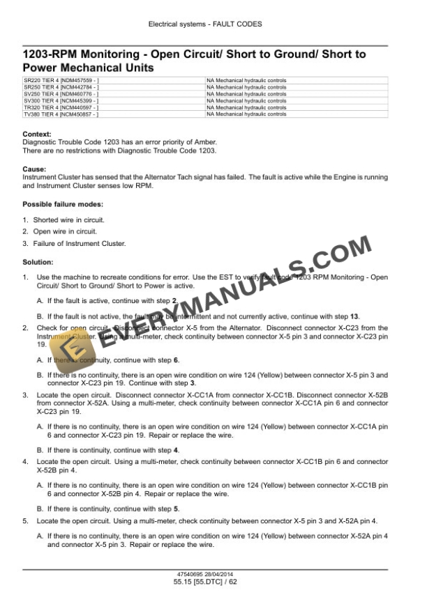 Case SR220, SR250, SV250, SV300 Tier 4A Alpha Series Skid Steer Loader Service Manual 47540695 PDF 6 Case SR220, SR250, SV250, SV300 Tier 4A Alpha Series Skid Steer Loader Service Manual 47540695 PDF - Image 4