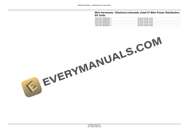 Case SR220, SR250, SV250, SV300 Tier 4A Alpha Series Skid Steer Loader Service Manual 47720715-2