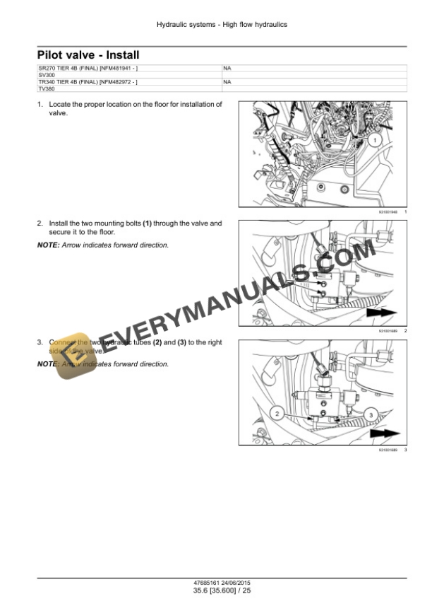 Case SR270, SV300 Tier 4B (Final) Alpha Series Skid Steer Loader Service Manual 47899788 PDF 5 Case SR270, SV300 Tier 4B (Final) Alpha Series Skid Steer Loader Service Manual 47899788 PDF - Image 3