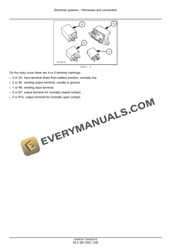 Case SR270, SV300 Tier 4B (Final) Alpha Series Skid Steer Loader Service Manual 47899790-5