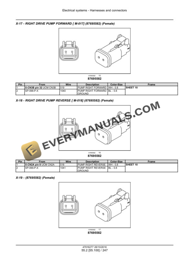 Case SR270, SV340 Tier 4B (Final) Alpha Series Skid Steer Loader Service Manual 48076802-2