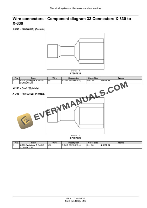 Case SR270, SV340 Tier 4B (Final) Alpha Series Skid Steer Loader Service Manual 48076802-4