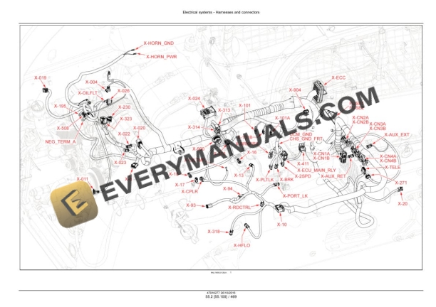 Case SR270, SV340 Tier 4B (Final) Alpha Series Skid Steer Loader Service Manual 48076802-5