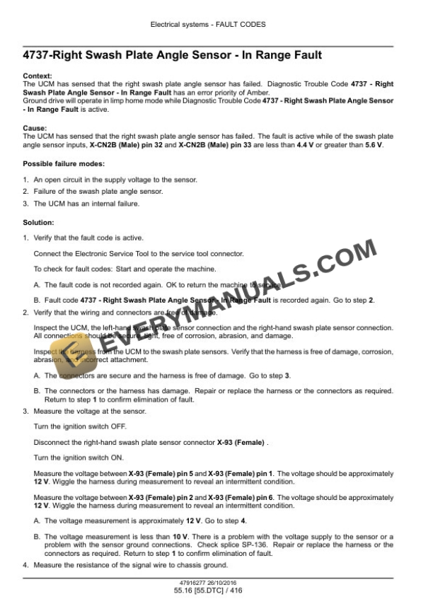 Case SR270, SV340 Tier 4B (Final) Alpha Series Skid Steer Loader Service Manual 48076805-2