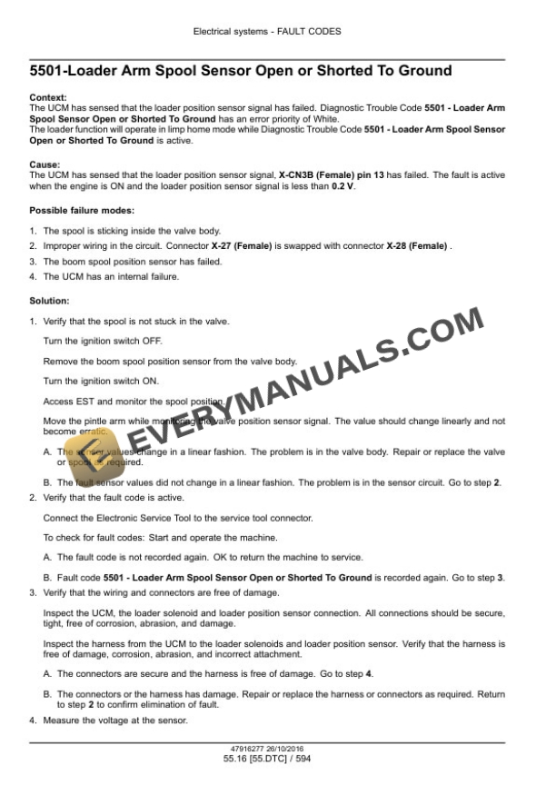 Case SR270, SV340 Tier 4B (Final) Alpha Series Skid Steer Loader Service Manual 48076805-5