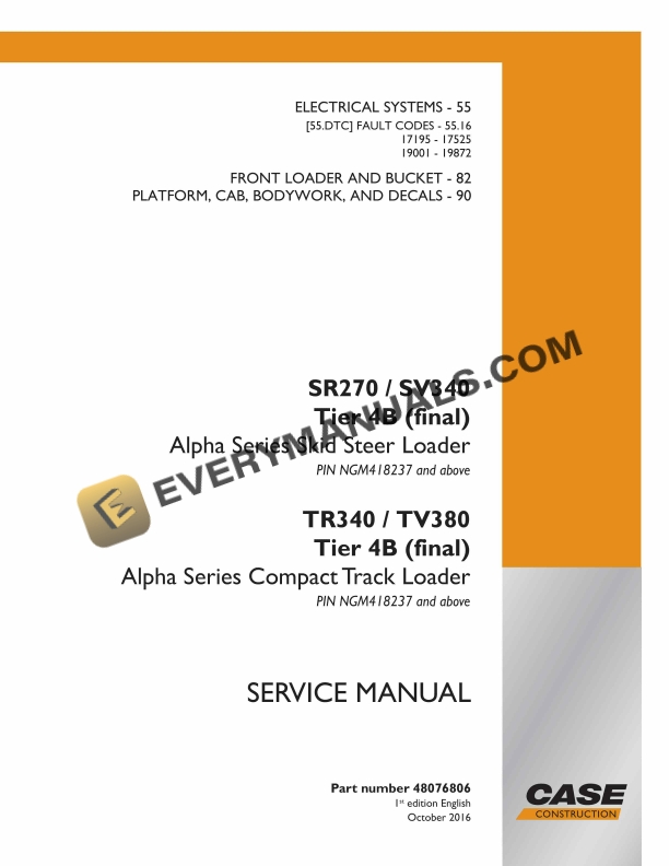 case sr270 sv340 tier 4b final alpha series skid steer loader service manual 48076806 1