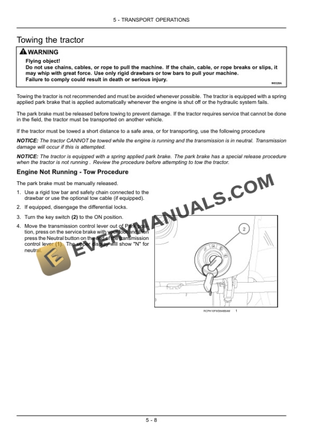 Case Steiger 350, 400, 450, 500, 550, 600, Quadtrac 450, 500, 550, 600 Tractor Operator Manual 84295152-3