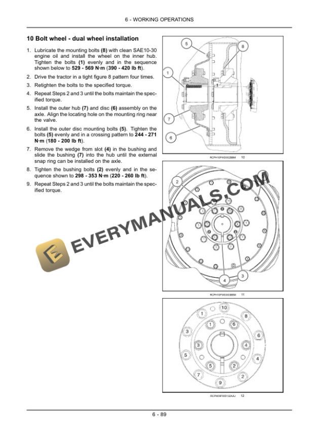 Case Steiger 350, 400, 450, 500, 550, 600, Quadtrac 450, 500, 550, 600 Tractor Operator Manual 84295152-4