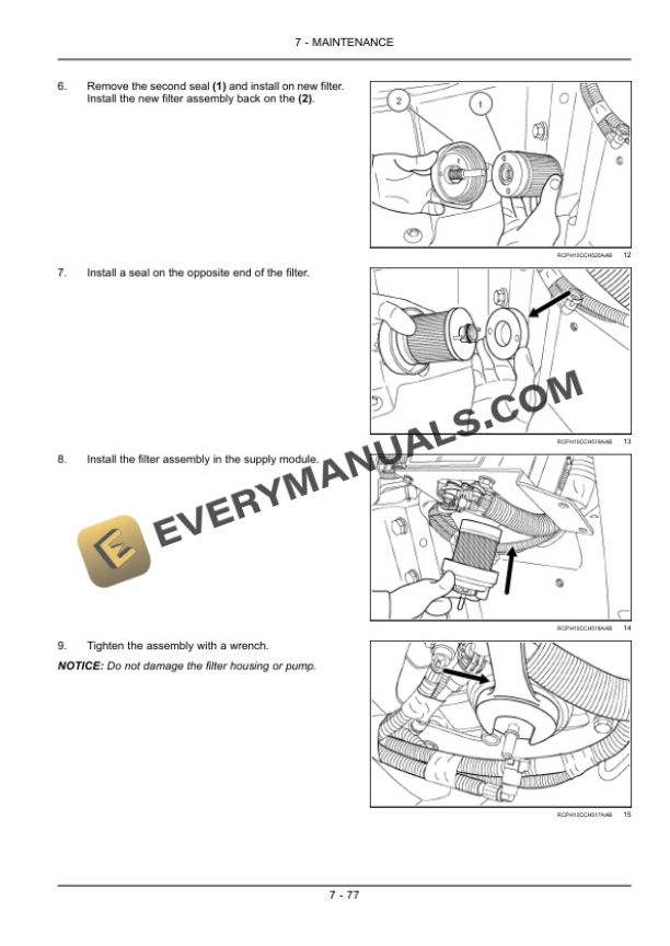 Case Steiger 350, 400, 450, 500, 550, 600, Quadtrac 450, 500, 550, 600 Tractor Operator Manual 84295152-5