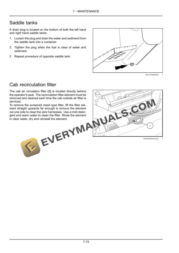 Case Steiger 400, 450, 500, 550, 600, Quadtrac 450, 500, 550, 600 Tier 2 Tractor Operator Manual 47671473-5