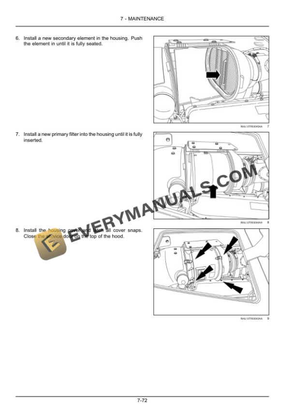 Case Steiger 400, 450, 500, 550, 600, Quadtrac 450, 500, 550, 600 Tier 2 Tractor Operator Manual 47754816-5