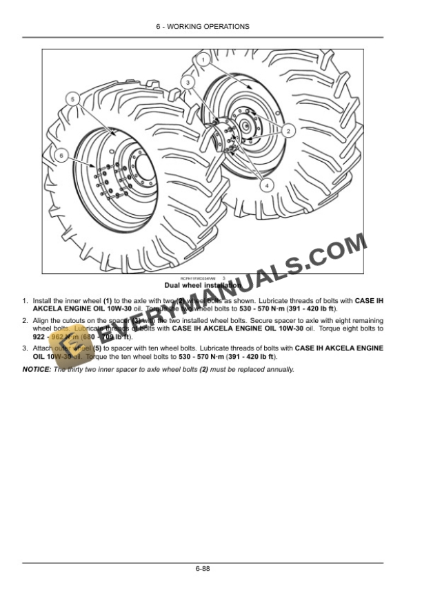 Case Steiger 400, 450, 500, 550, 600, Quadtrac 450, 500, 550, 600 Tier 2 Tractor Operator Manual 48073936-4