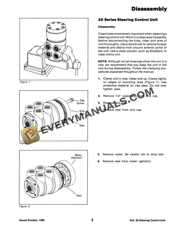 Case Steiger ORB 25-Steering Control Unit BC, Cougar, Panther, Lion 1000 Powershift Series Service Manual 37-153-3