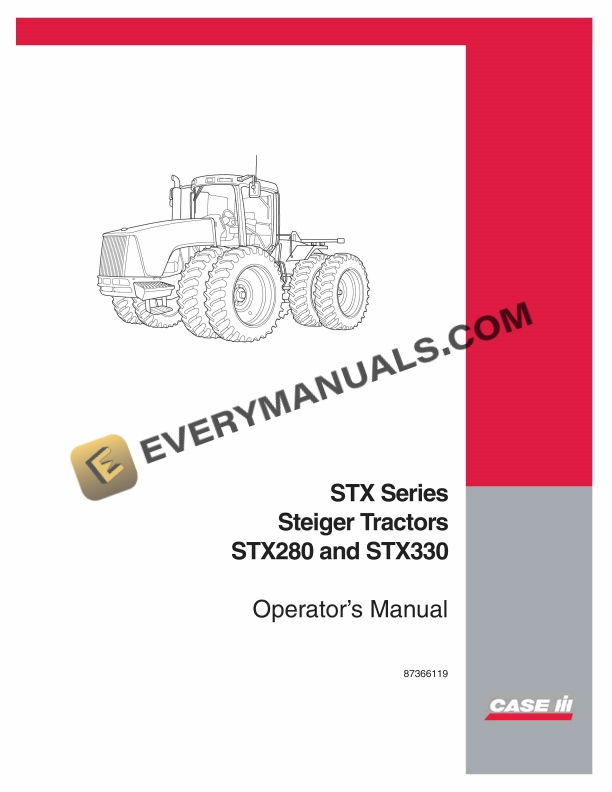 case stx series steiger tractors stx280 stx330 operator manual 87366119 1