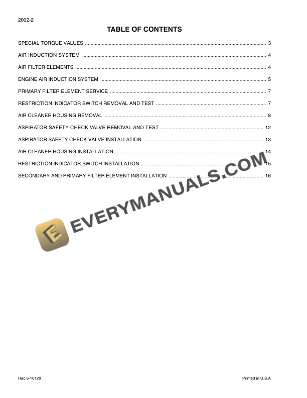Case STX275, STX325, STX375, STX425, STX450 Steiger Tractor Service Manual 6-14470-4