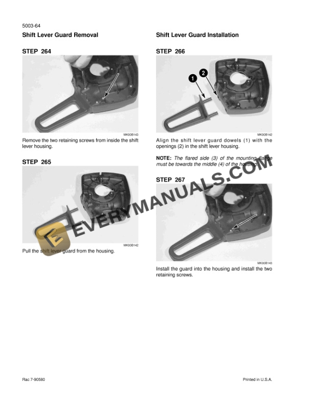 Case STX275, STX325, STX375, STX425, STX450 Steiger Tractor Service Manual 6-14490-3