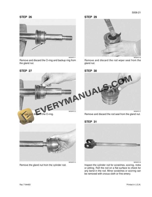 Case STX275, STX325, STX375, STX425, STX450 Steiger Tractor Service Manual 6-14490-5