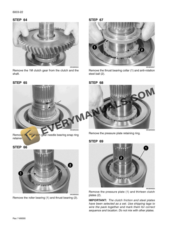 Case STX275, STX325, STX375, STX425, STX450 Steiger Tractor Service Manual 6-14500-2