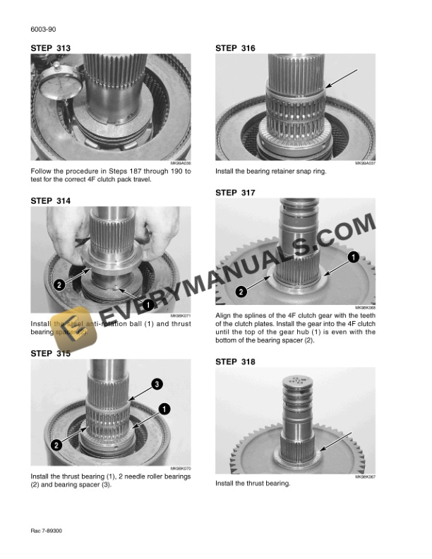 Case STX275, STX325, STX375, STX425, STX450 Steiger Tractor Service Manual 6-14500-3