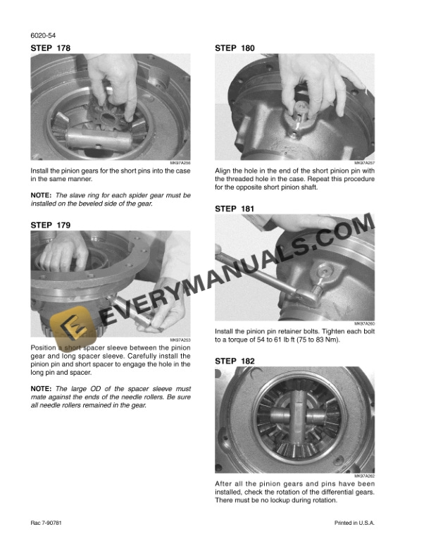 Case STX275, STX325, STX375, STX425, STX450 Steiger Tractor Service Manual 6-14510-4