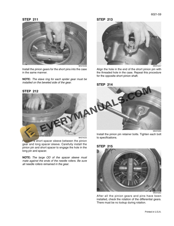Case STX275, STX325, STX375, STX425, STX450 Steiger Tractor Service Manual 6-14510-5
