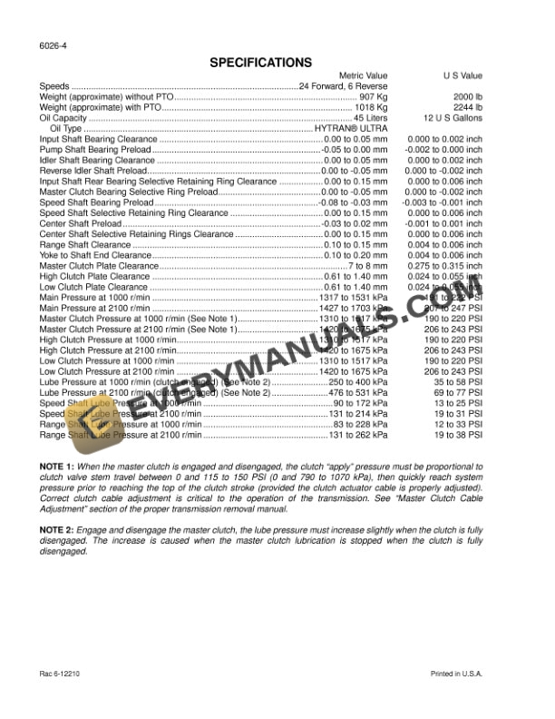 Case STX275, STX325, STX375, STX425, STX450 Steiger Tractor Service Manual 6-14520-2
