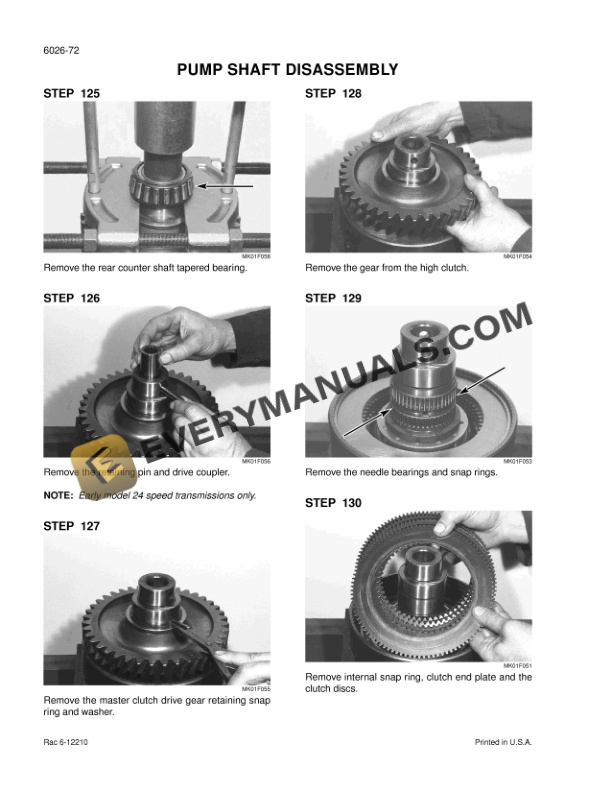Case STX275, STX325, STX375, STX425, STX450 Steiger Tractor Service Manual 6-14520-3