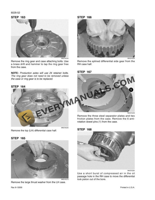 Case STX275, STX325, STX375, STX425, STX450 Steiger Tractor Service Manual 6-14520-5