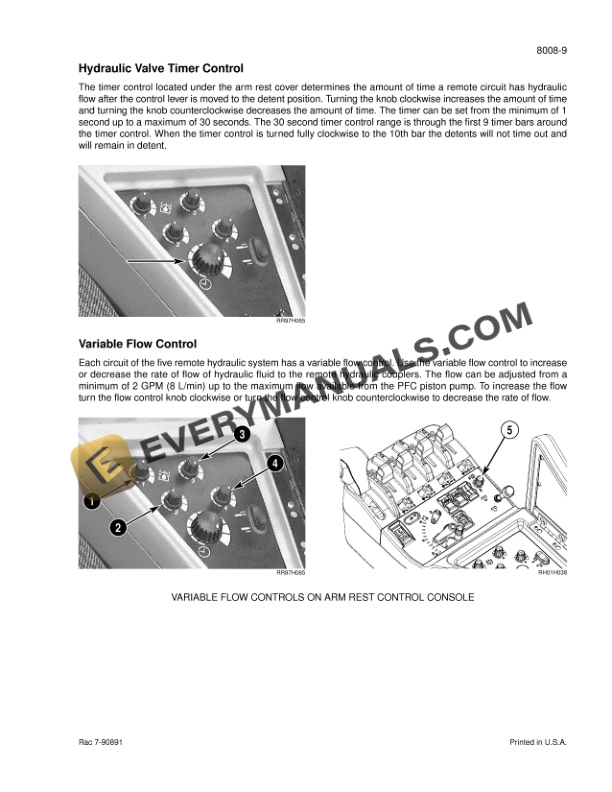 Case STX275, STX325, STX375, STX425, STX450 Steiger Tractor Service Manual 6-14530-3