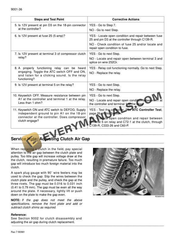 Case STX275, STX325, STX375, STX425, STX450 Steiger Tractor Service Manual 6-14540-2