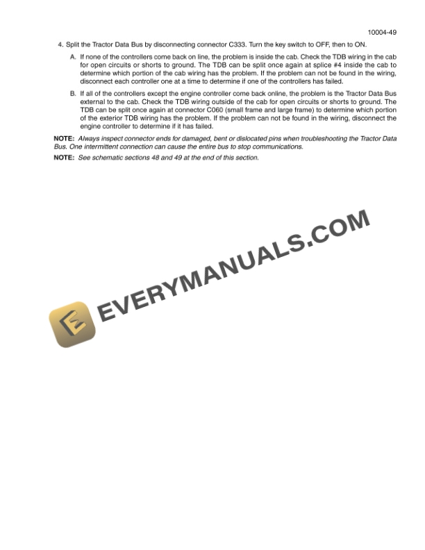 Case STX275, STX325, STX375, STX425, STX450, STX500 Steiger Tractor Service Manual 6-17770-2