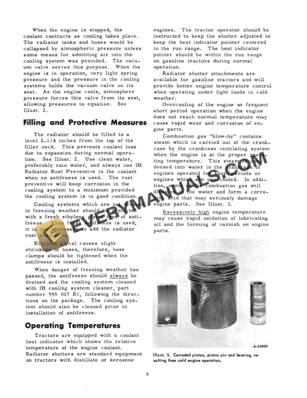 Case Super M-TA Tractor Cooling System Service Manual GSS-1174-3