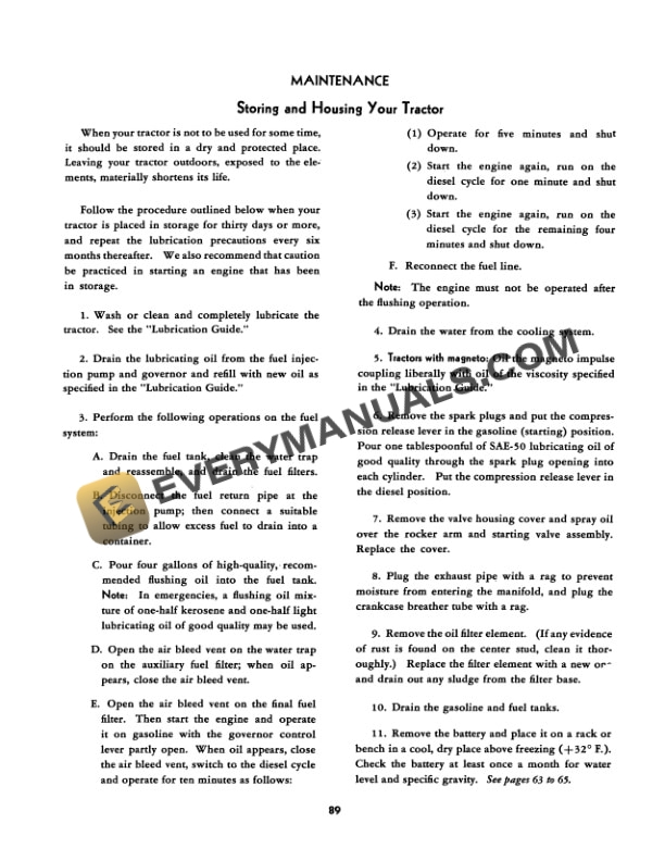 Case Super MD, MDV Tractor Operator Manual 1004297R1-5