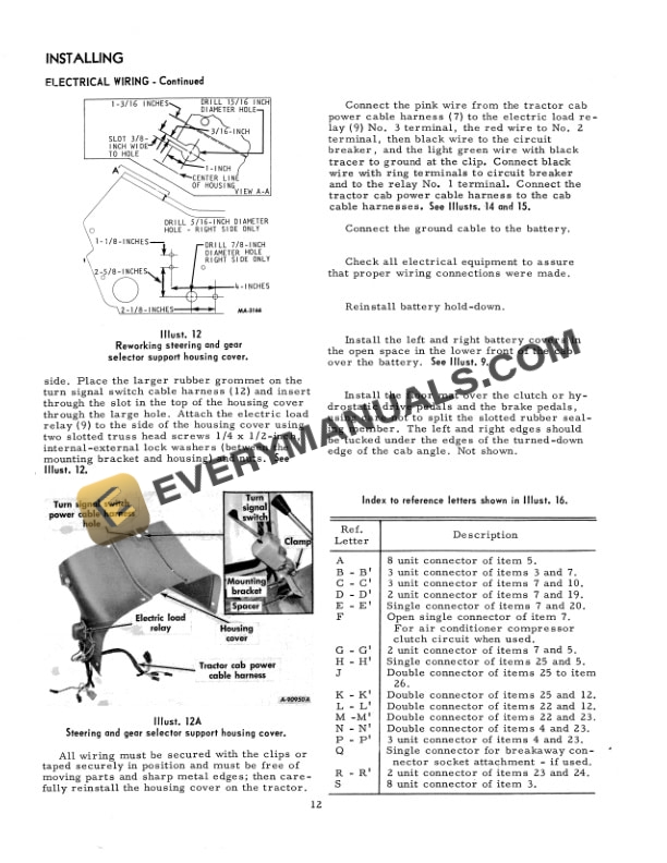 Case Tractor Cab Attachment for International 756, 826, 856, 1026, 1256, 1456 Tractor Operator Manual 1082941R1-4