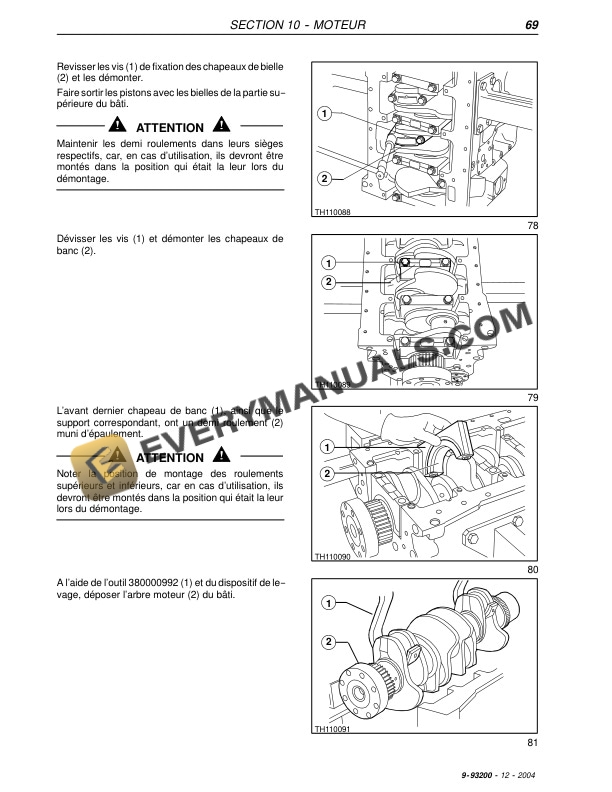 Case TX130-30, TX130-30 Turbo, TX130-33, TX130-33 Turbo Tractor Repair Manual 9-93200 FR-2